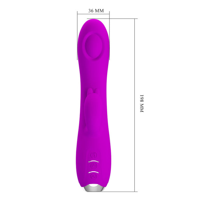 Regina Vibrador + Succionador + Estimulador de Clitoris Purple