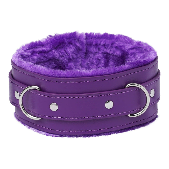 Fur Liner Collar Purple