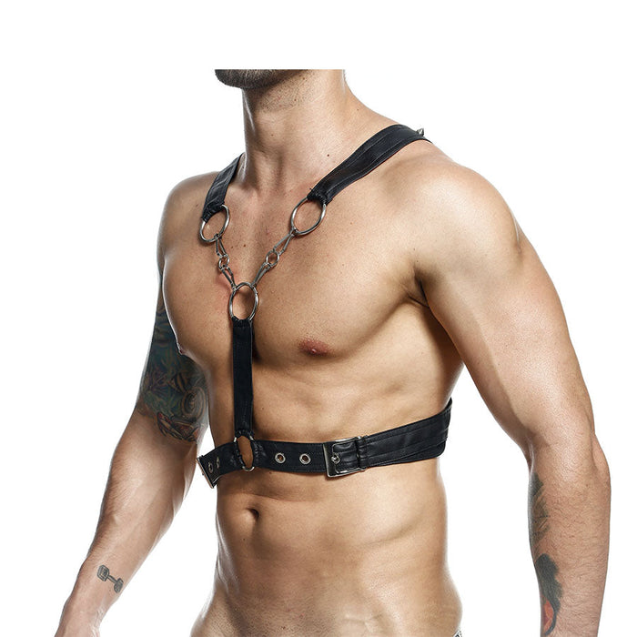 Dngeon Cross Chain Harness By Mob