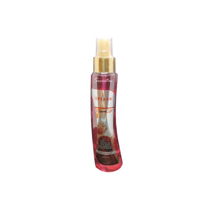 Splash con Feromonas Mujer Frutos Rojos 120 ml Flavor