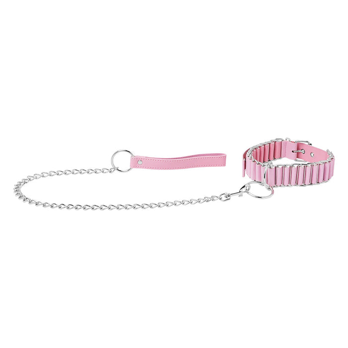 Collar With Leash Rose