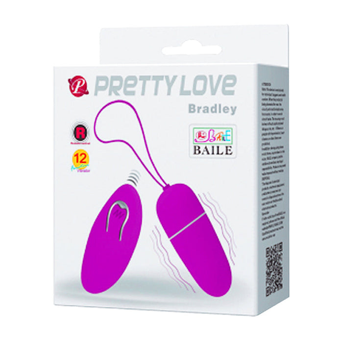 Huevo Vibrador 12 Funciones Bradley Pretty Love