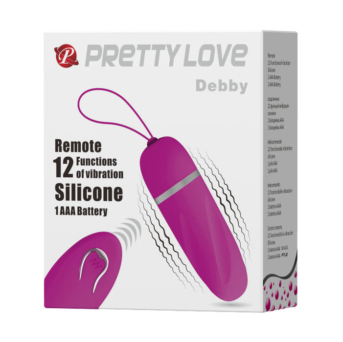 Huevo Vibrador 10 Funciones Debby Pretty Love