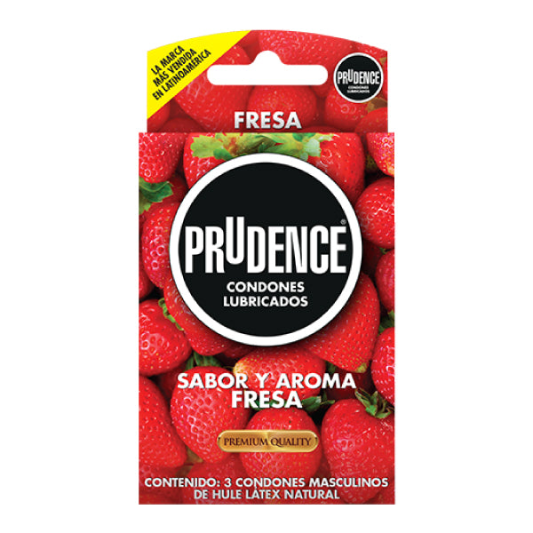 Condones Prudence Fresa X 3